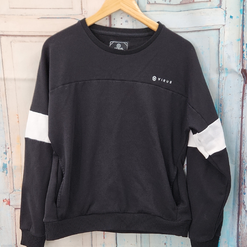 Virus Black and‎ White Sweatshirt